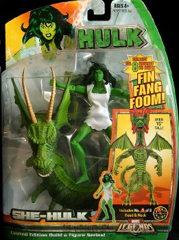 Marvel Legends She-Hulk Fin Fang Foom Series Action Figure