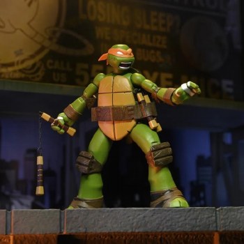 Teenage Mutant Ninja Turtles Michelangelo 2012 Cartoon Ultimate 7" Figure