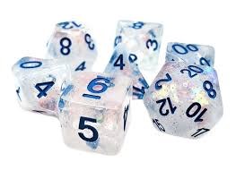 Infused Snowy Day 7-Dice Set