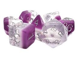 Infused Beach Party Purple 7-Dice Set