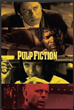 Pulp Fiction Portraits Poster