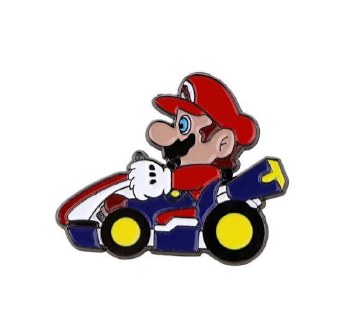 Mario Kart Mario Enamel Pin