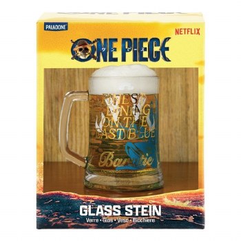 One Piece Stein 16oz Glass Mug