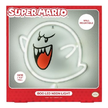 Super Mario Boo Wall Mountable LED Neon Light