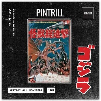 Destroy All Monsters 1968 Pin