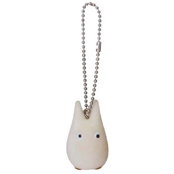 My Neighbor Totoro White Totoro Sekiguchi Flocked Key Chain