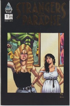 Strangers in Paradise #1 Gold Logo Reprint