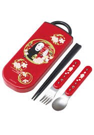 Spirited Away Dark Red Utensil Set