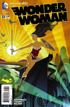 Wonder Woman (2011) #33 Batman 75th Anniversary Variant Cover