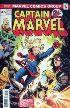 Captain Marvel (2019) #45 Carnero Classic Homage Variant Cover