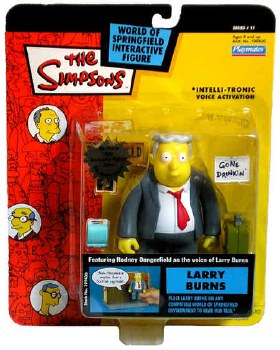 Simpsons Larry Burns Action Figure