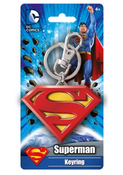 Superman Symbol Pewter Color Keyring