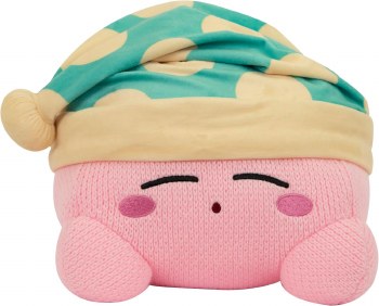 Kirby Sleeping Nuiguru Knit 15" Plush