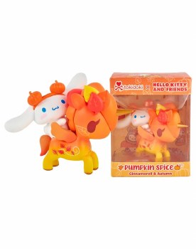 Tokidoki x Hello Kitty and Friends Pumpkin Spice Cinnamoroll and Autumn Special Edition 2.75" Vinyl Figure