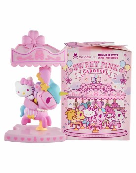 Tokidoki x Hello Kitty and Friends Sweet Pink Carousel 2.75" Blind Box Vinyl Figure