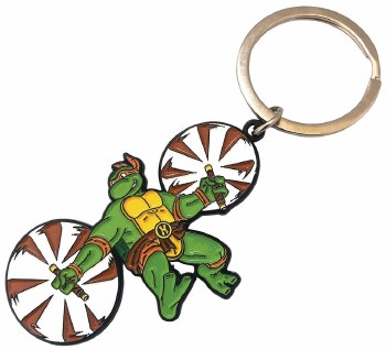 Teenage Mutant Ninja Turtles Leaping Michelangelo Keychain