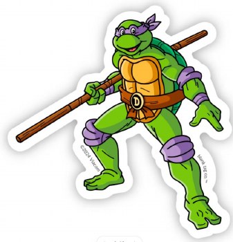 Teenage Mutant Ninja Turtles Donatello Waterproof Stciker