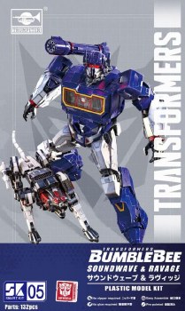 Transformers Soundwave & Ravager Trumpeter Smart Model Kit