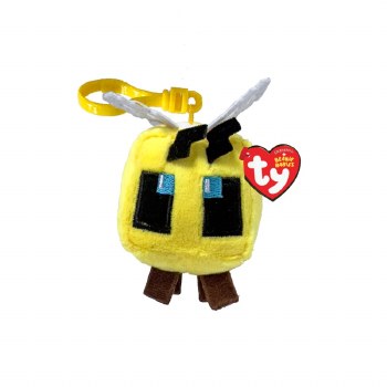 Minecraft Bee TY Beanie Babies Floppy Clip 5" Plush
