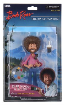 Toony Classics Bob Ross with Peapod 6-inch Action Figure