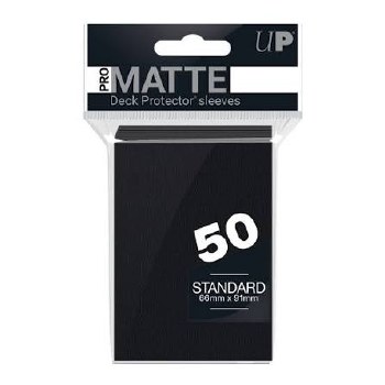 Ultra Pro Black Standard Matte Deck Protector Sleeves 50 Pack