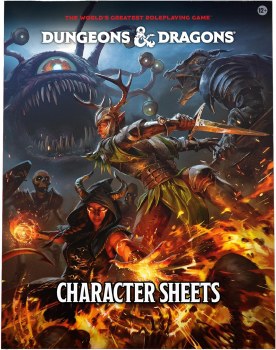 Dungeons and Dragons RPG Character Sheets 2024