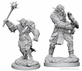 Dungeons and Dragons Nolzur's Marvelous Unpainted Bugbear Miniatures