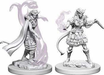 Dungeons and Dragons Nolzur's Marvelous Unpainted Tiefling Female Sorcerer Miniatures