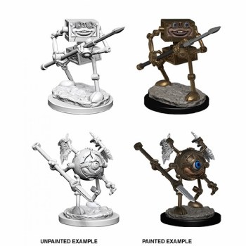 Dungeons and Dragons Nolzur's Marvelous Monodrone and Duodrone Unpainted Miniatures