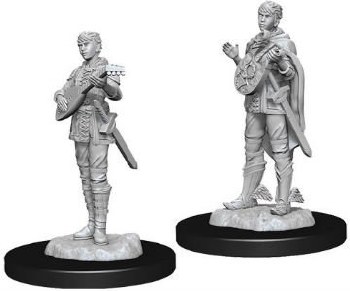 Dungeons and Dragons Nolzur's Marvelous Half-Elf Female Bard Unpainted Miniatures