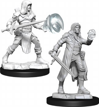 Dungeons and Dragons Nolzur's Marvelous Multiclass Fighter + Wizard Male Miniatures