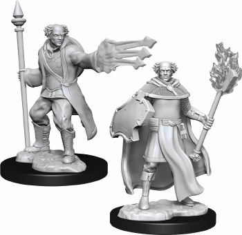 Dungeons and Dragons Nolzur's Marvelous Multiclass Cleric + Wizard Male Miniatures