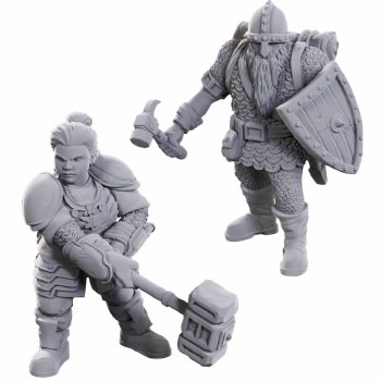 Dungeons and Dragons Nolzur's Marvelous Miniatures Dwarves 50th Anniversary Limited Edition