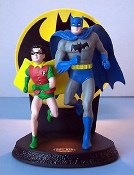 Batman and Robin Dynamic Duo Golden Age Hallmark Figurine