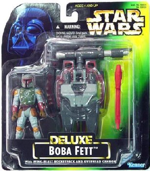 Star Wars Boba Fett Deluxe Power of the Force Action Figure Star Wars Boba Fett Deluxe Power of the Force Action Figure