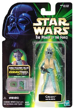 Star Wars Greedo Power of the Force Commtech Chip Figure Star Wars Greedo Power of the Force Commtech Chip Figure