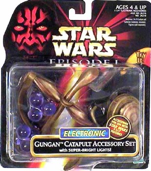 Star Wars Electronic Gungan Catapult Accessory Set Episode I Action Figure Star Wars Electronic Gungan Catapult Accessory Set Episode I Action Figure