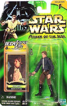 Star Wars Han Solo Bespin Capture Power of the Jedi Force File Figure