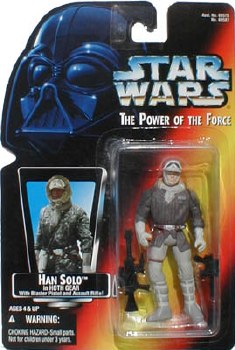 Star Wars Han Solo Hoth Gear Power of the Force Action Figure