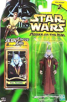 Star Wars Power of the Jedi Force File Mas Amedda Figure Star Wars Power of the Jedi Force File Mas Amedda Figure