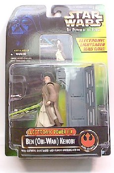 Star Wars Obi-Wan Kenobi Electronic Power F/X Power of the Force Action Figure Star Wars Obi-Wan Kenobi Electronic Power F/X Power of the Force Action Figure