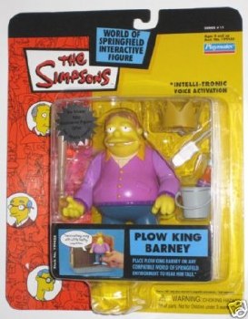 Simpsons Barney Plow King Action Figure