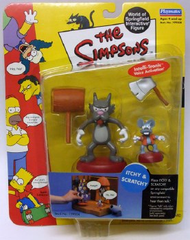 Simpsons Itchy and Scratchy Action Figure