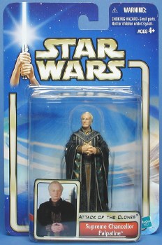 Star Wars Saga Attack of the Clones '02 Supreme Chancellor Palpatine #39 Action Figure Star Wars Saga Attack of the Clones '02 Supreme Chancellor Palpatine #39 Action Figure