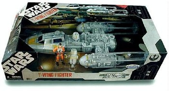 Star Wars Y-Wing Fighter w/Y-Wing Pilot and R5-F7 30th Anniversary Collection