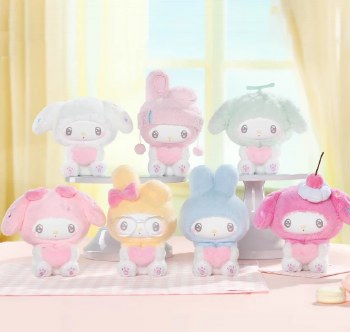 Additional picture of My Melody 50th Anniversary Milk Candy Series Plush Pendant Blind Box