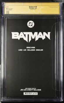 Additional picture of Batman (2016) #158 Jeph Loeb Signed 1:608 Variant Cover