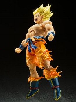 Additional picture of Dragon Ball Z Super Saiyan Son Goku Legendary Super Saiyan S.H. Figuarts Figure