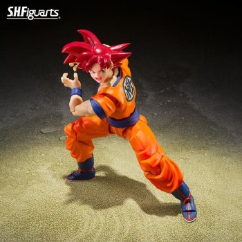 Additional picture of Dragon Ball Super Son Goku Super Saiyan God Saiyan God Instilled with the Light of Righteous Hearts S.H. Figuarts Figure