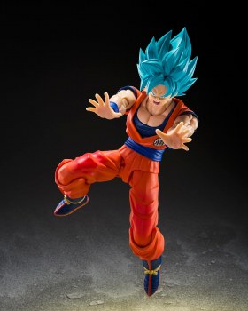 Additional picture of Dragon Ball Super Super Saiyan God Super Saiyan Son Goku Blue Power Transcending Limits S.H. Figuarts Figure